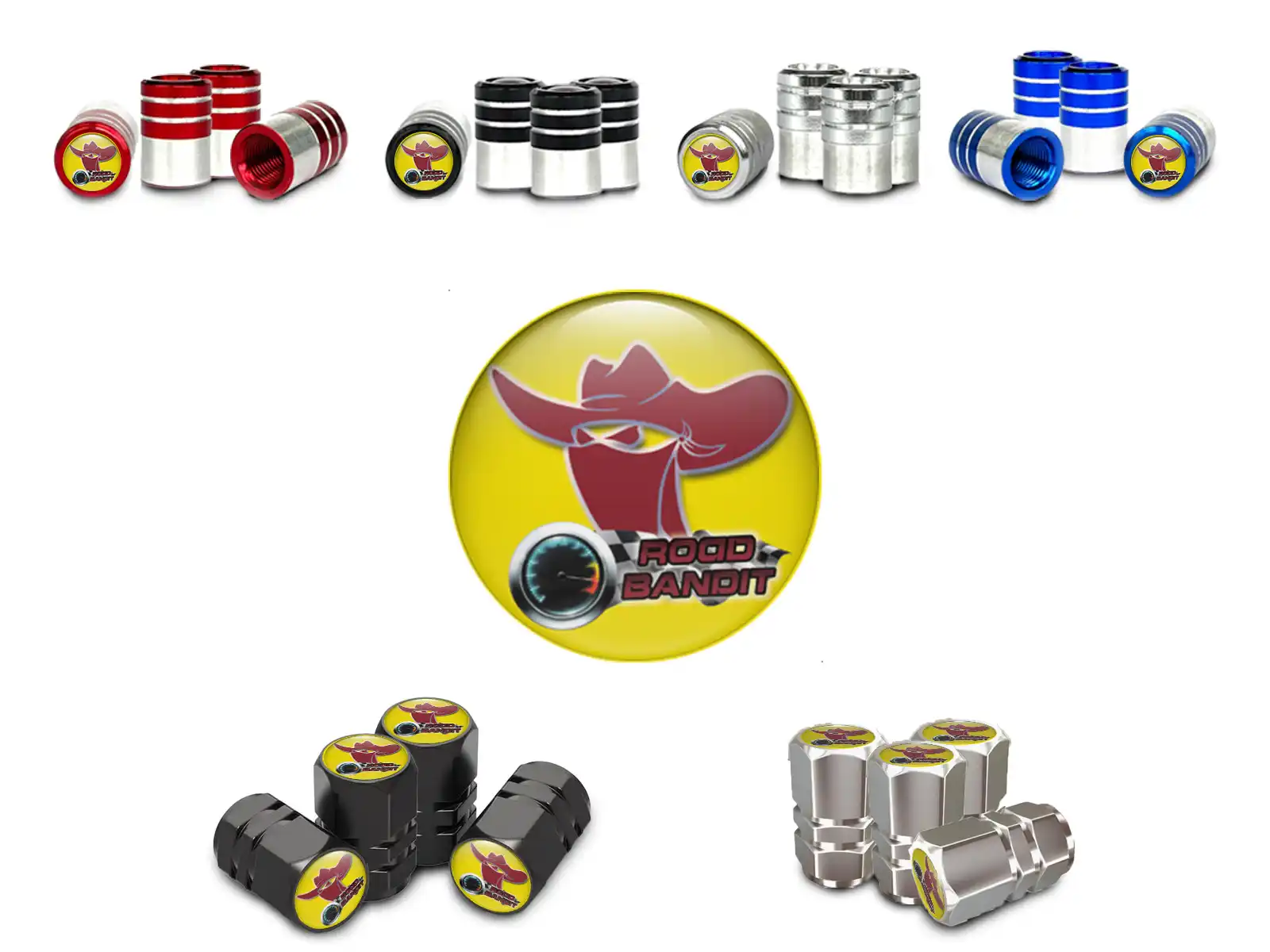 Tires Valve Caps for SUVs Impact Limited